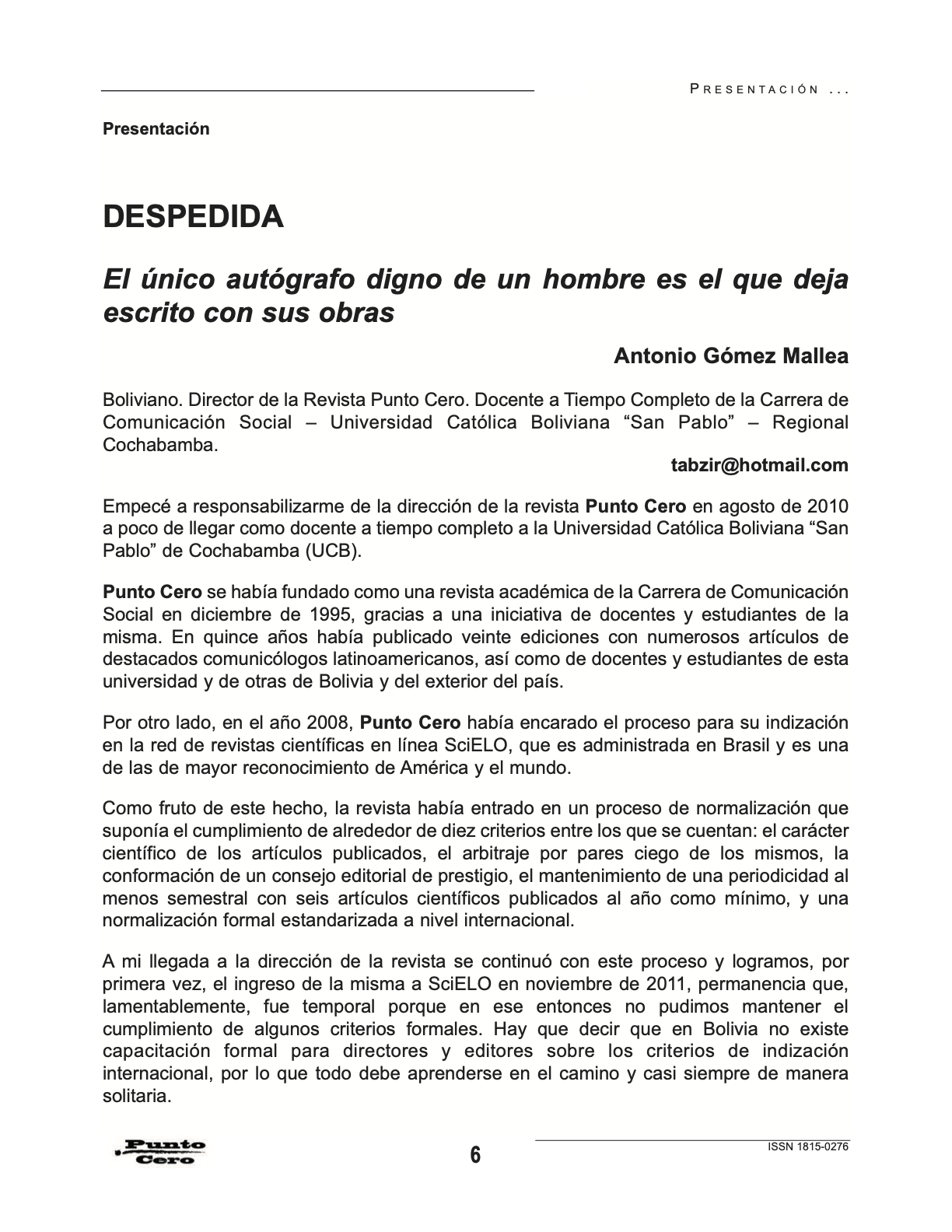 Presentación