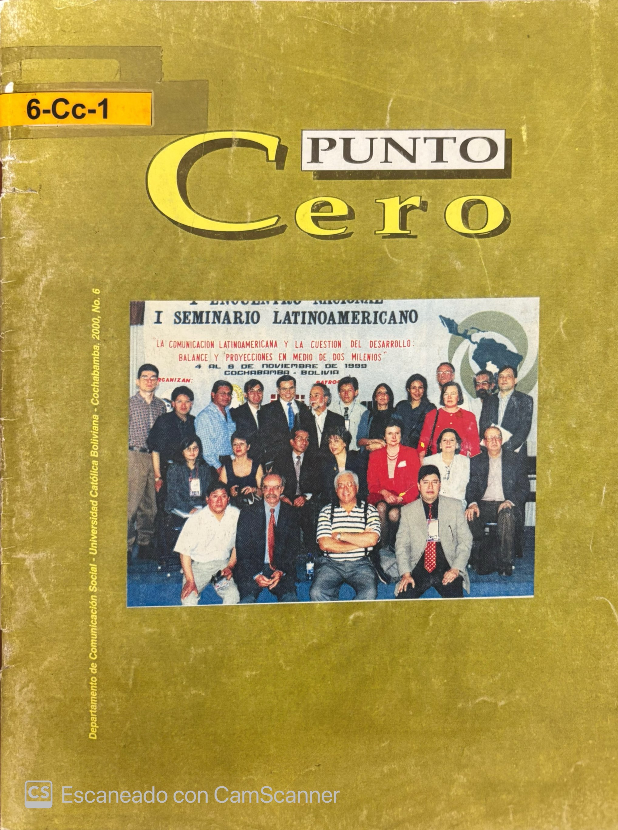 					Ver Vol. 8 Núm. 6 (2003): Revista Punto Cero No. 06
				
