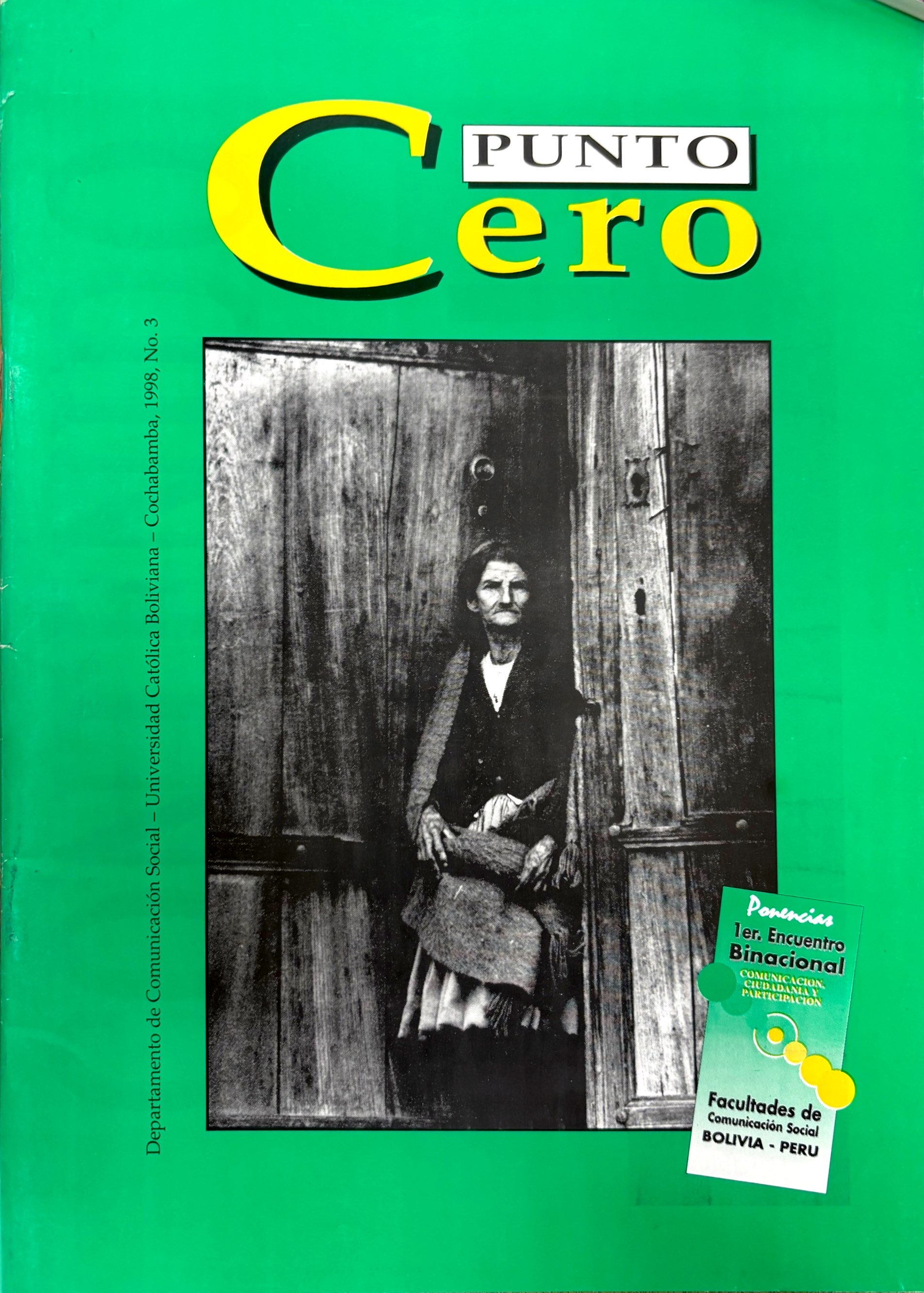 					View Vol. 6 No. 3 (2001): Revista Punto Cero No. 03
				