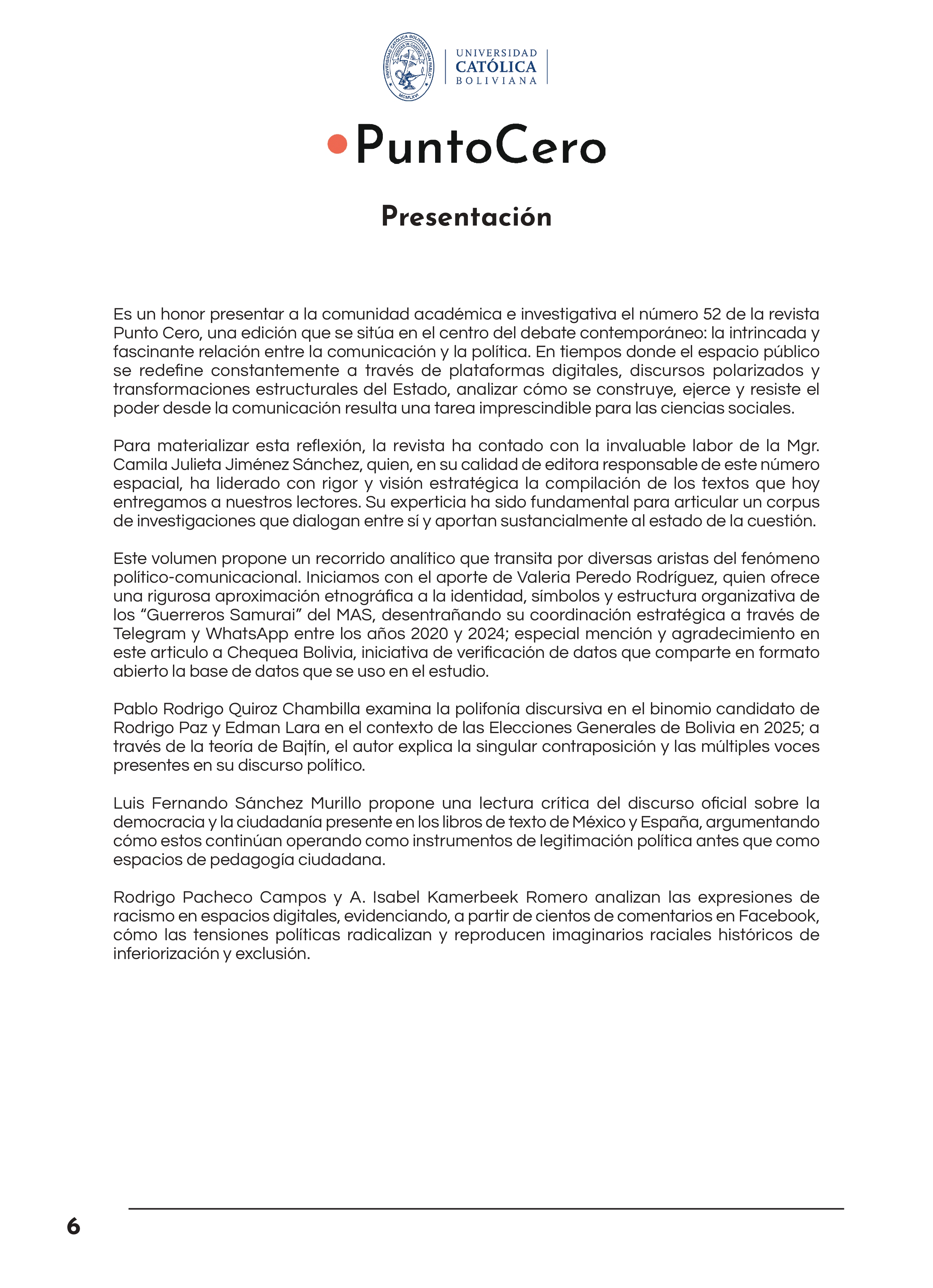 Presentation